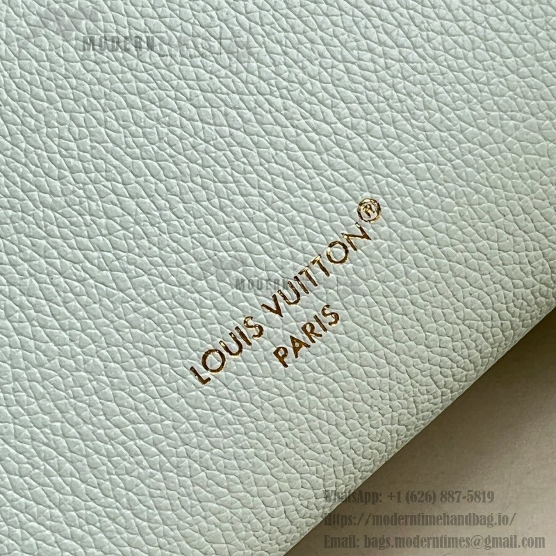 Louis Vuitton Side Trunk Medium Bag M27449 Light Green / M28333 Red