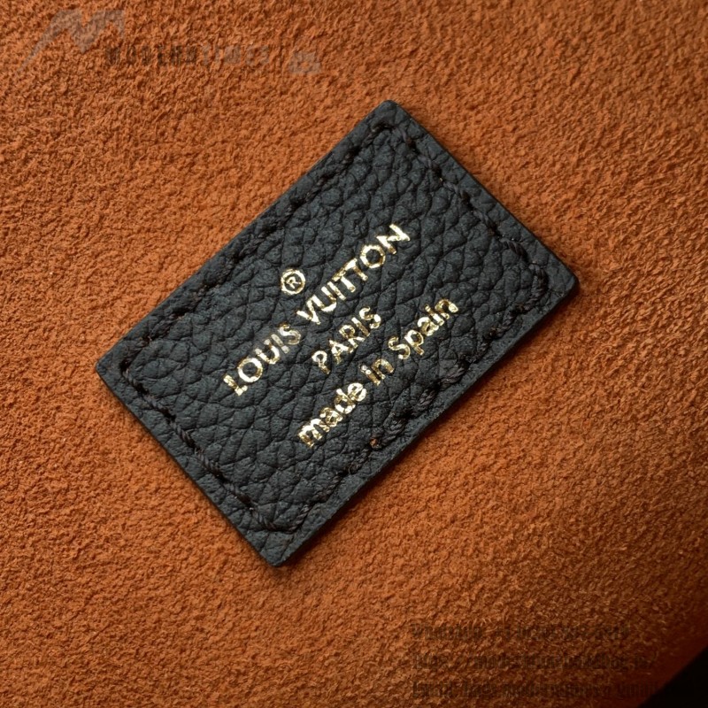 Louis Vuitton Low Key Hobo Bag in grained calfskin leather with adjustable shoulder strap