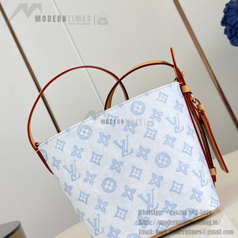 Louis Vuitton All In BB Monogram Origine Bleu Courrier handbag in blue canvas