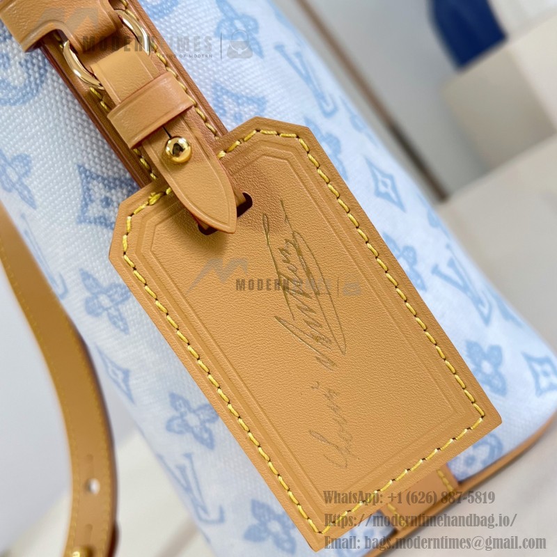 Louis Vuitton All In BB Monogram Origine Bleu Courrier handbag in blue canvas