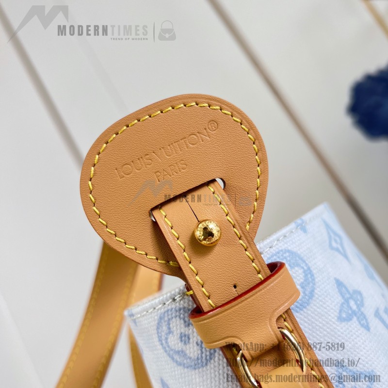 Louis Vuitton All In BB Monogram Origine Bleu Courrier handbag in blue canvas