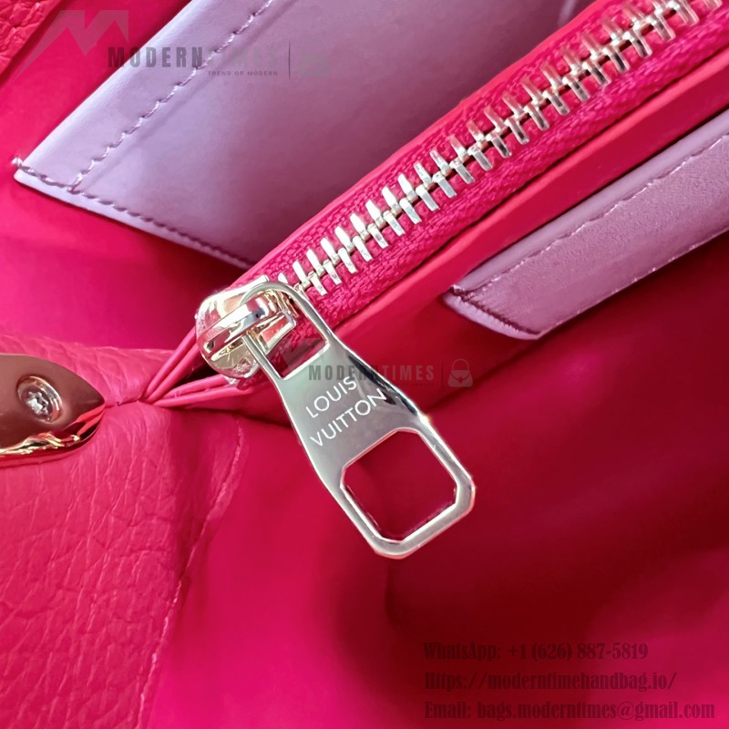 Louis Vuitton Capucines BB LV Confetti red Taurillon leather handbag M28197