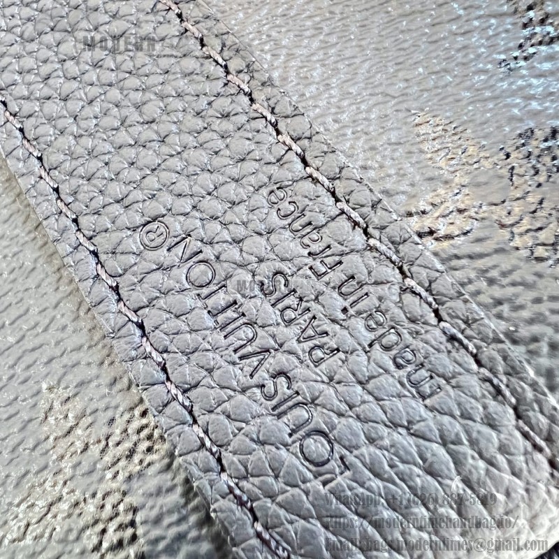 Louis Vuitton Keepall Bandoulière 45 travel bag in Monogram Midnight coated canvas with leather trim