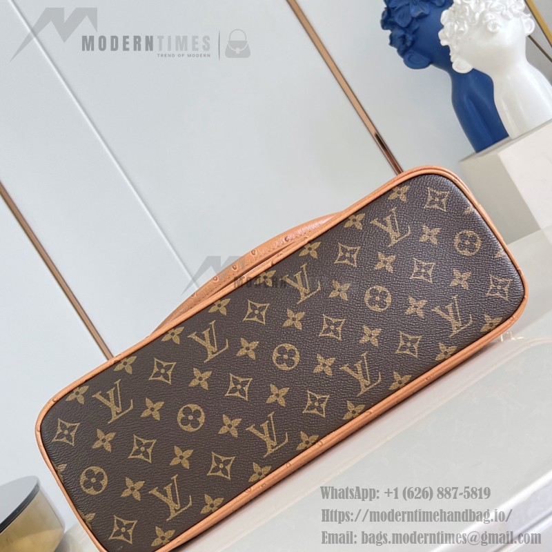 Louis Vuitton Alma MM Monogram Ostrich Trim Limited Edition N30049
