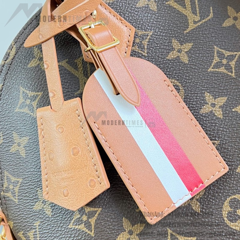 Louis Vuitton Alma MM Monogram Ostrich Trim Limited Edition N30049