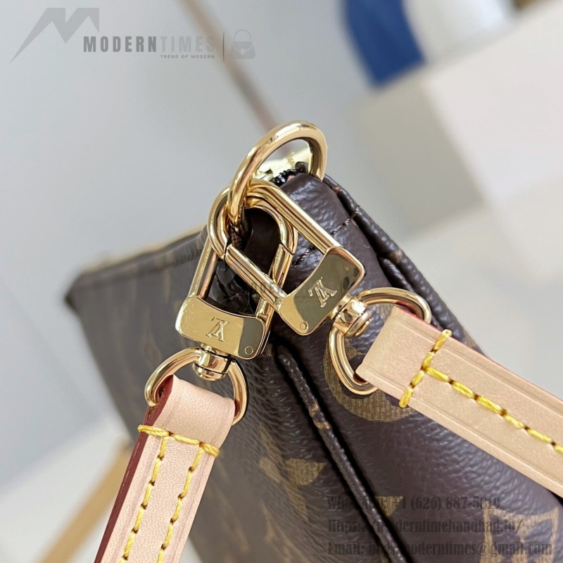 Louis Vuitton Monogram Denim Pochette Accessoires Bag M40712 Front View
