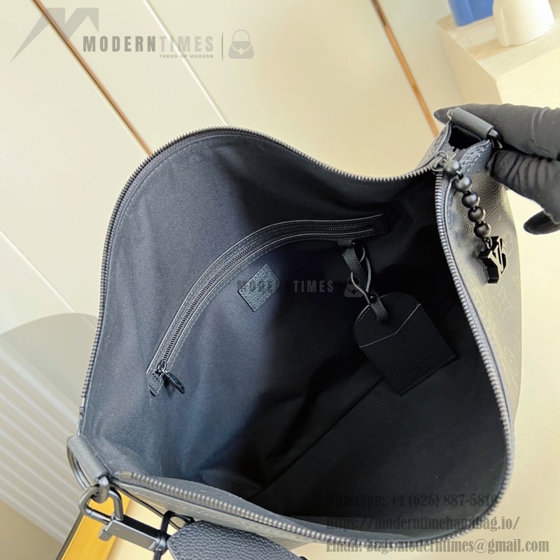 Louis Vuitton M27856 Vagabond Hobo Bag in Monogram Midnight Canvas