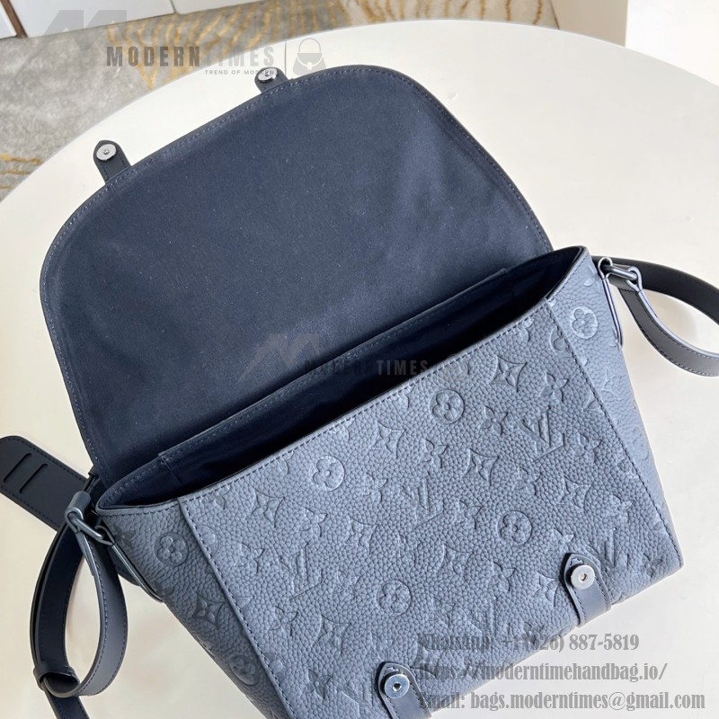 Louis Vuitton M28324 Christopher Messenger Bag in Monogram Taurillon Grained Leather