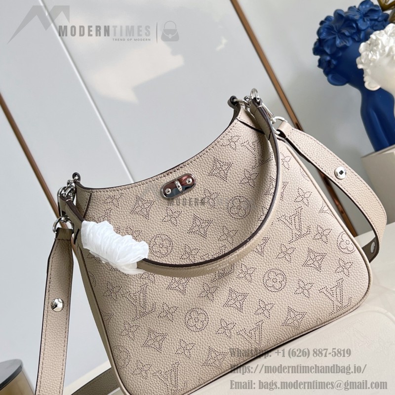 Louis Vuitton All Around Small Handbag Black Monogram Perforated Leather M28306 Crossbody Bag