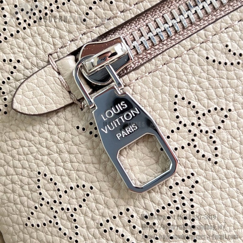 Louis Vuitton All Around Small Handbag Black Monogram Perforated Leather M28306 Crossbody Bag
