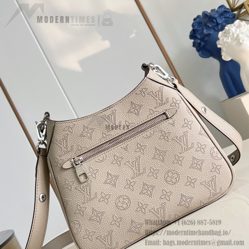 Louis Vuitton All Around Small Handbag Black Monogram Perforated Leather M28306 Crossbody Bag