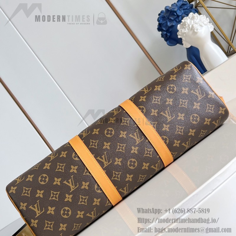 Louis Vuitton Needle Handbag M28116 Monogram Canvas Shoulder Bag with Leather Trim