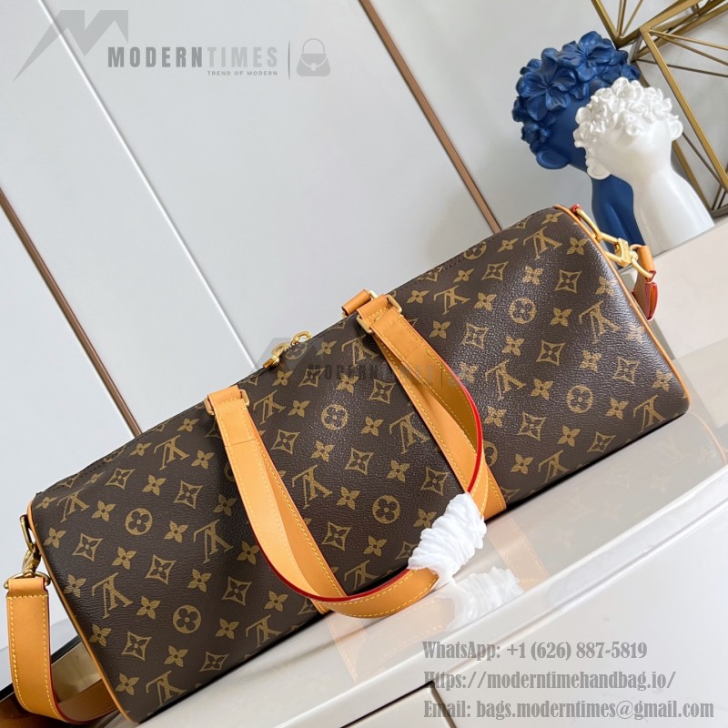 Louis Vuitton Needle Handbag M28116 Monogram Canvas Shoulder Bag with Leather Trim