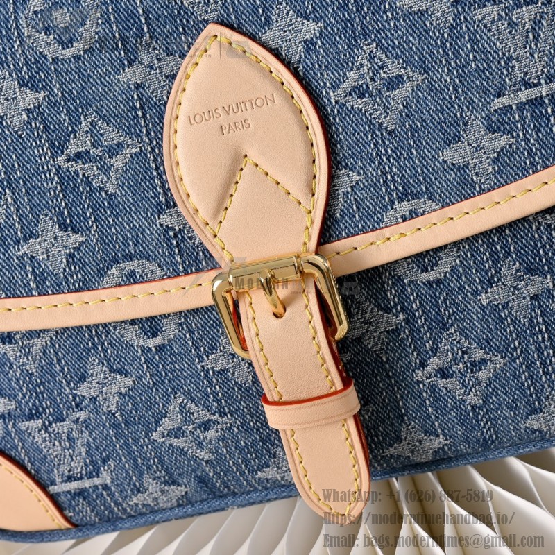 Louis Vuitton Diane Handbag M13070 Monogram Denim Shoulder Crossbody Bag