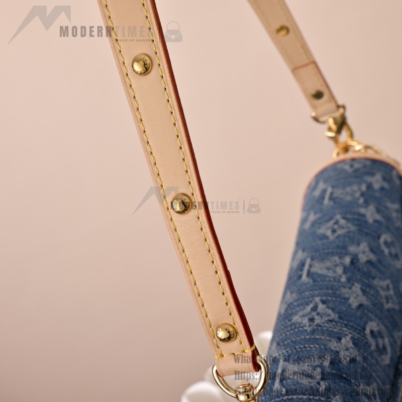 Louis Vuitton Diane Handbag M13070 Monogram Denim Shoulder Crossbody Bag