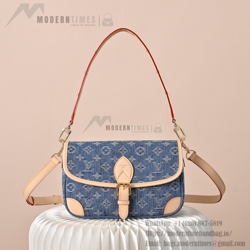 Louis Vuitton Diane Handbag M13070 Monogram Denim Shoulder Crossbody Bag