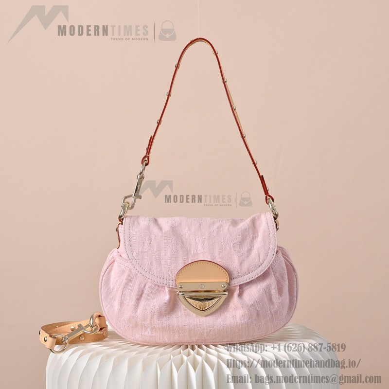 Louis Vuitton Sunset Monogram Denim Pink M13347 Replica Handbag