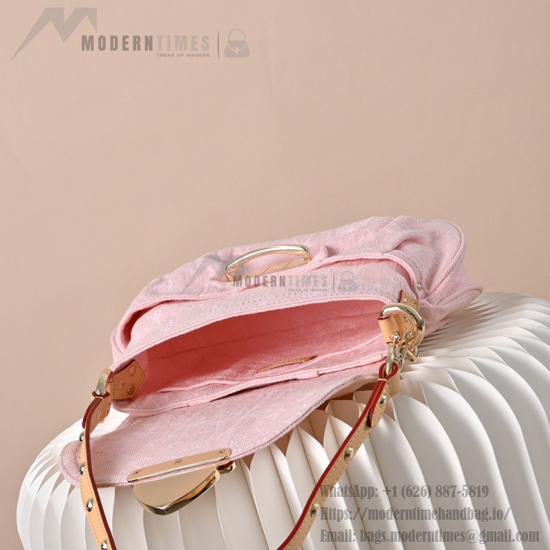 Louis Vuitton Sunset Monogram Denim Pink M13347 Replica Handbag