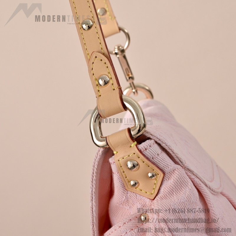 Louis Vuitton Sunset Monogram Denim Pink M13347 Replica Handbag