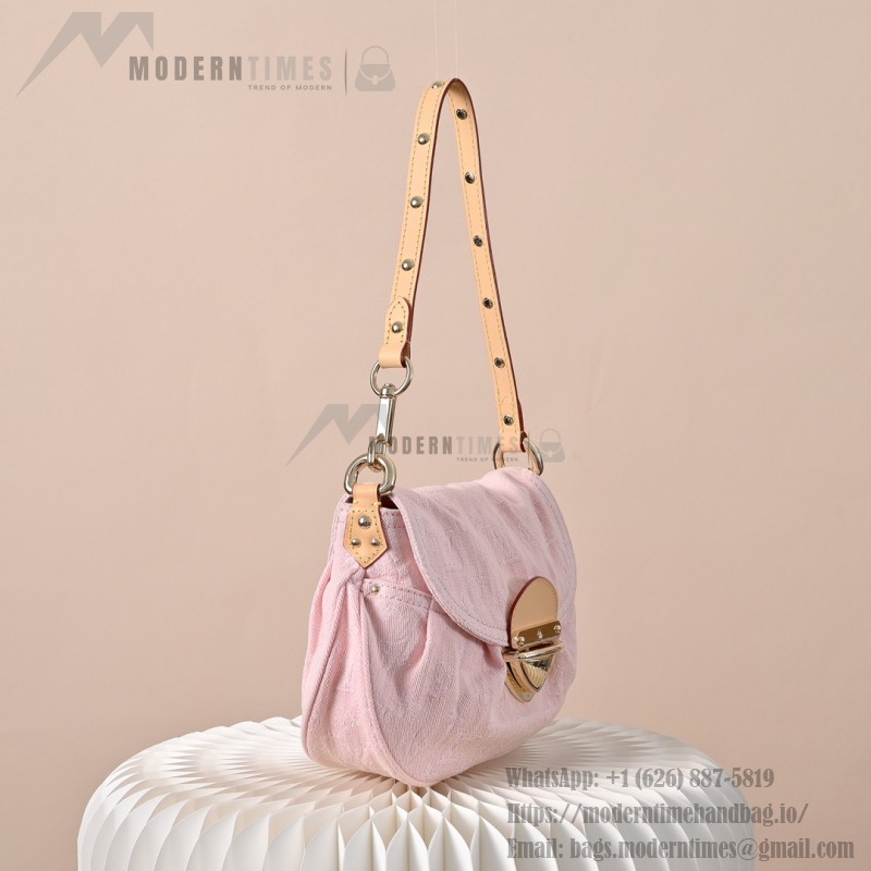 Louis Vuitton Sunset Monogram Denim Pink M13347 Replica Handbag