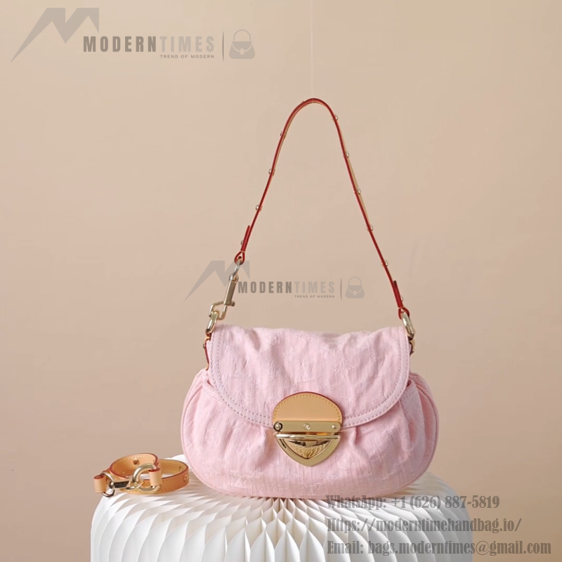 Louis Vuitton Sunset Monogram Denim Pink M13347 Replica Handbag