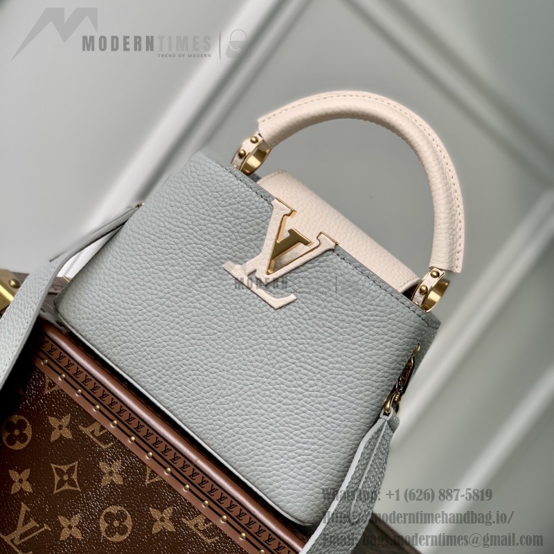 Louis Vuitton Capucines MM Handbag M21296 Mini in Elegant Leather