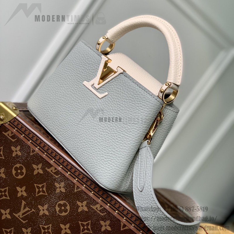 Louis Vuitton Capucines MM Handbag M21296 Mini in Elegant Leather