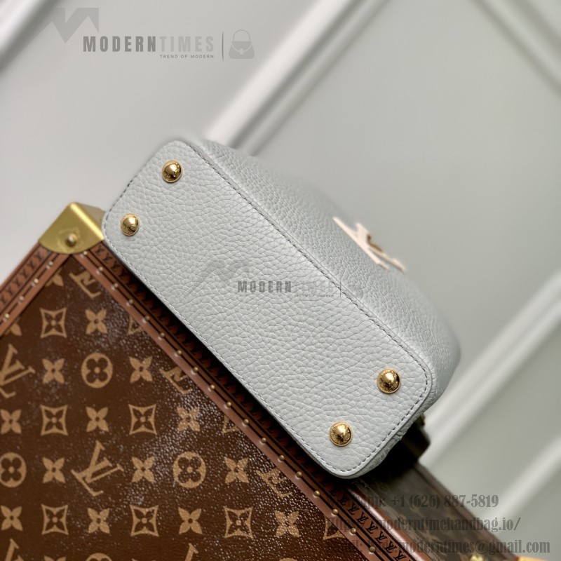 Louis Vuitton Capucines MM Handbag M21296 Mini in Elegant Leather