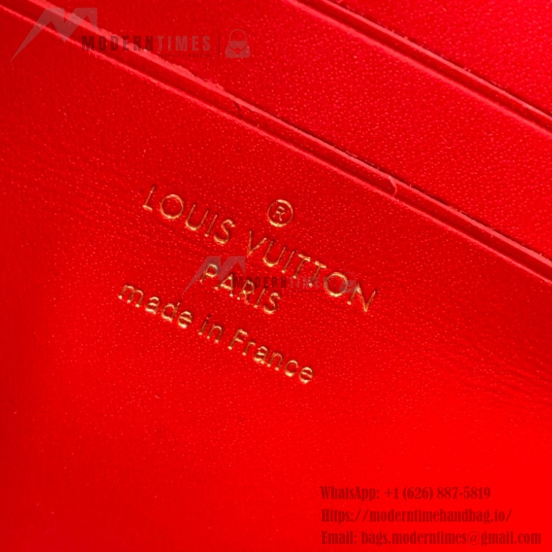 Wallet On Chain Capucines Red Bag M12405