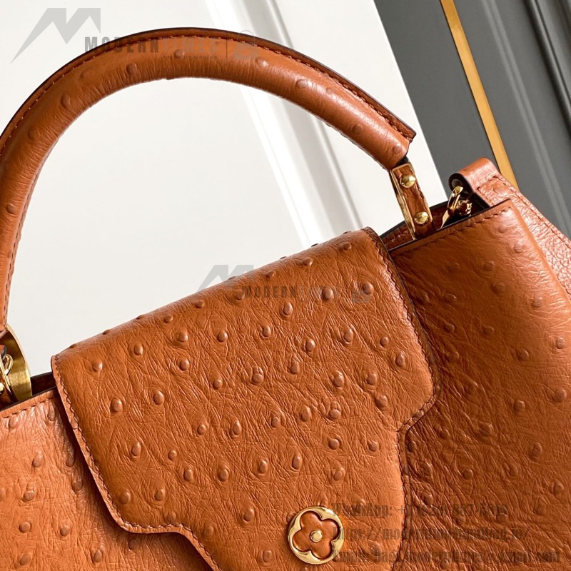 Brown Dynamic Chip Premium Leather Replica Handbag M24714