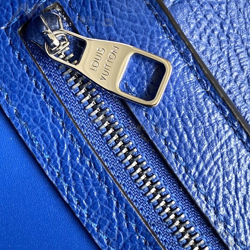 Louis Vuitton Capucines BB Custom Blue Taurillon Leather Handbag M24713 M24714