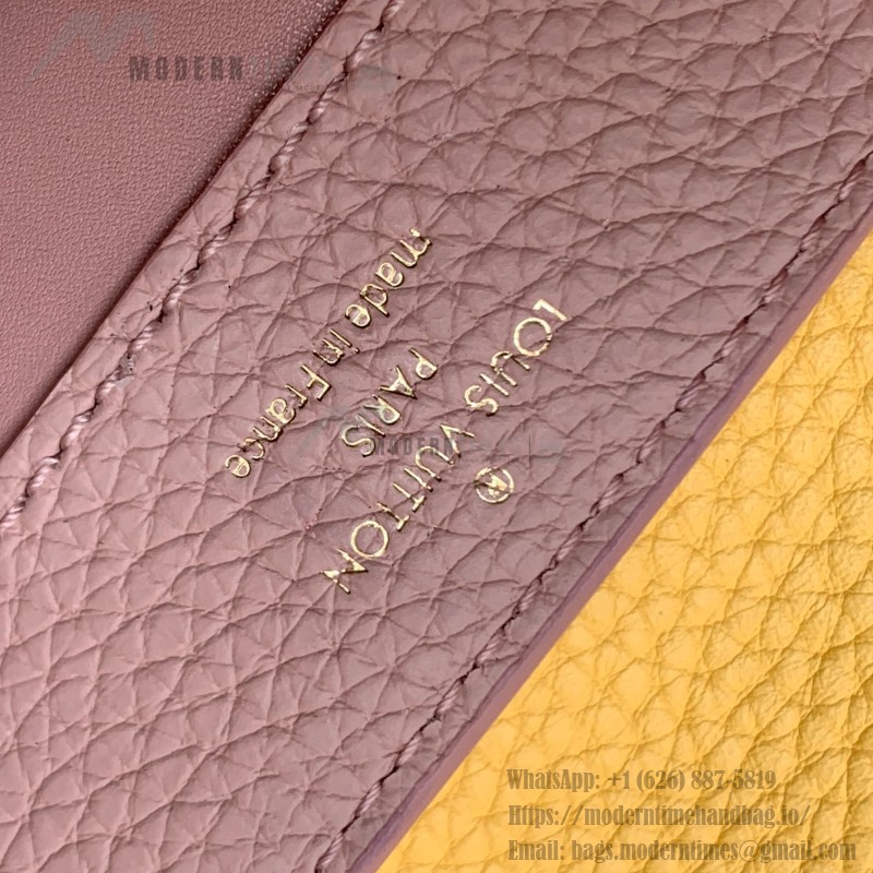 Louis Vuitton Capucines BB Grapefruit Powder Handbag Custom M20844 M20845
