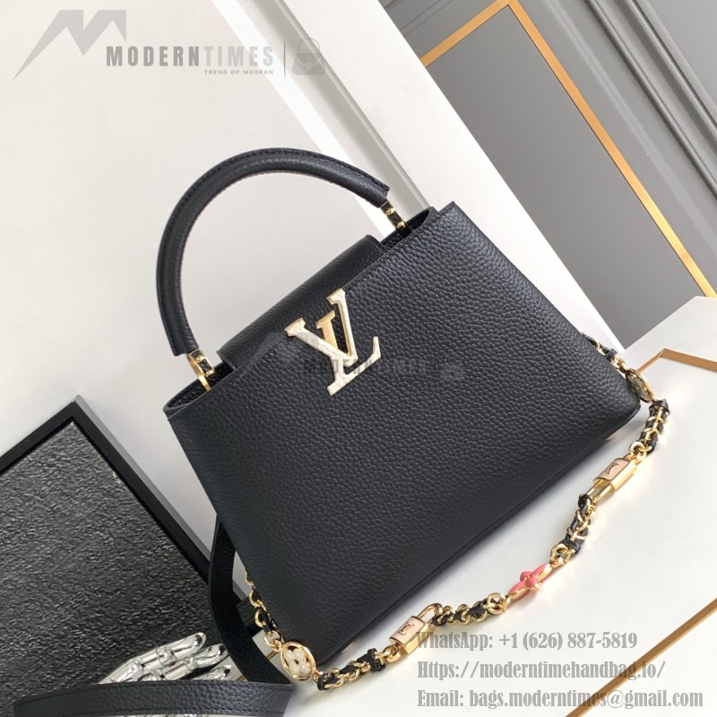 Louis Vuitton Capucines BB Black Chip Replica Bag M23951 M23950