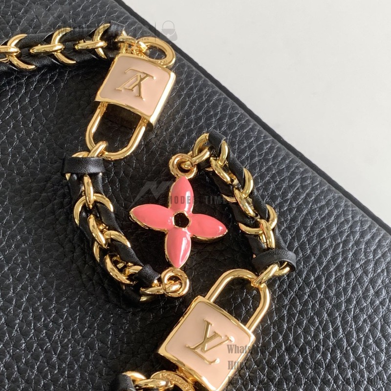 Louis Vuitton Capucines BB Black Chip Replica Bag M23951 M23950