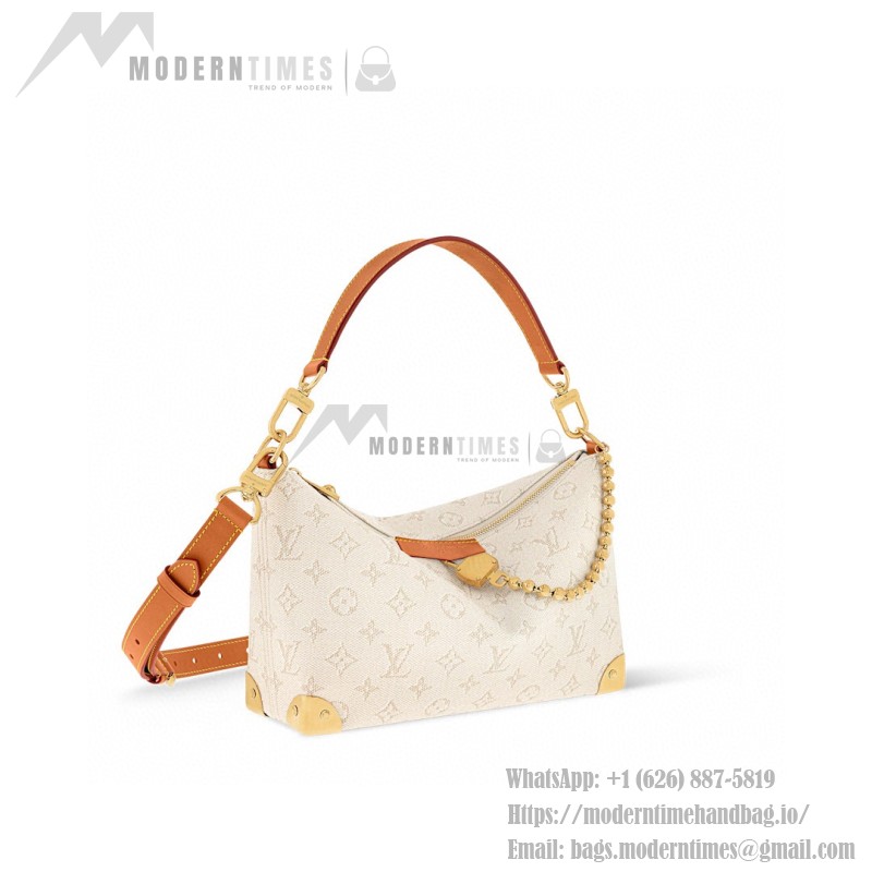 Louis Vuitton Bobo Trunk White Monogram Heritage Canvas Handbag M14661