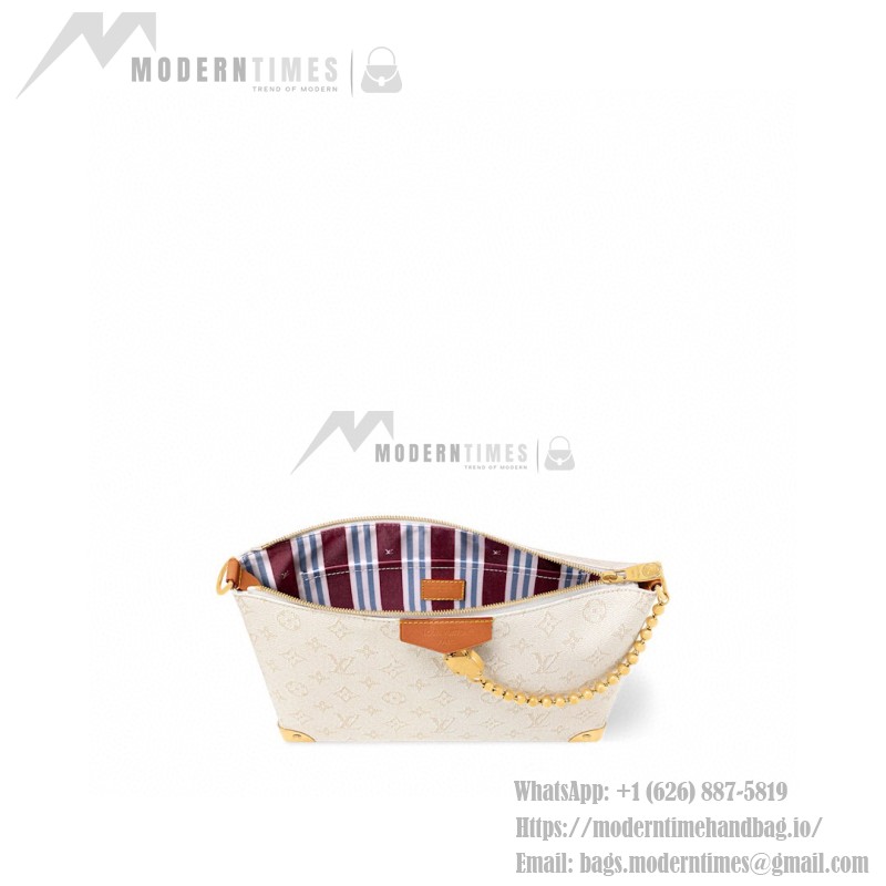 Louis Vuitton Bobo Trunk White Monogram Heritage Canvas Handbag M14661
