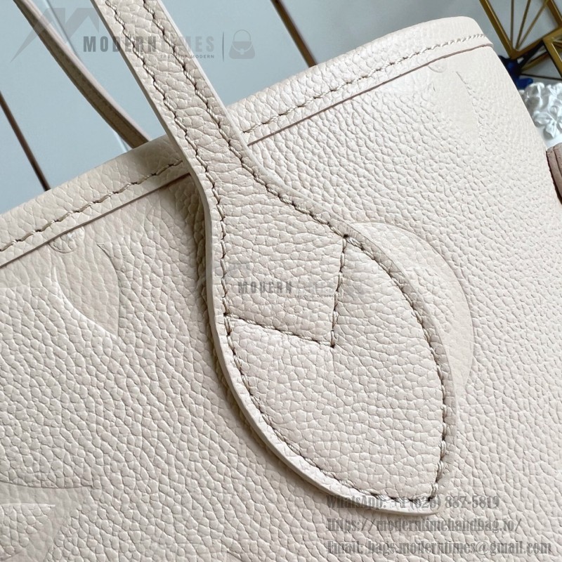 Louis Vuitton Neverfull MM M14319 Tote in Sand Monogram Epi Leather