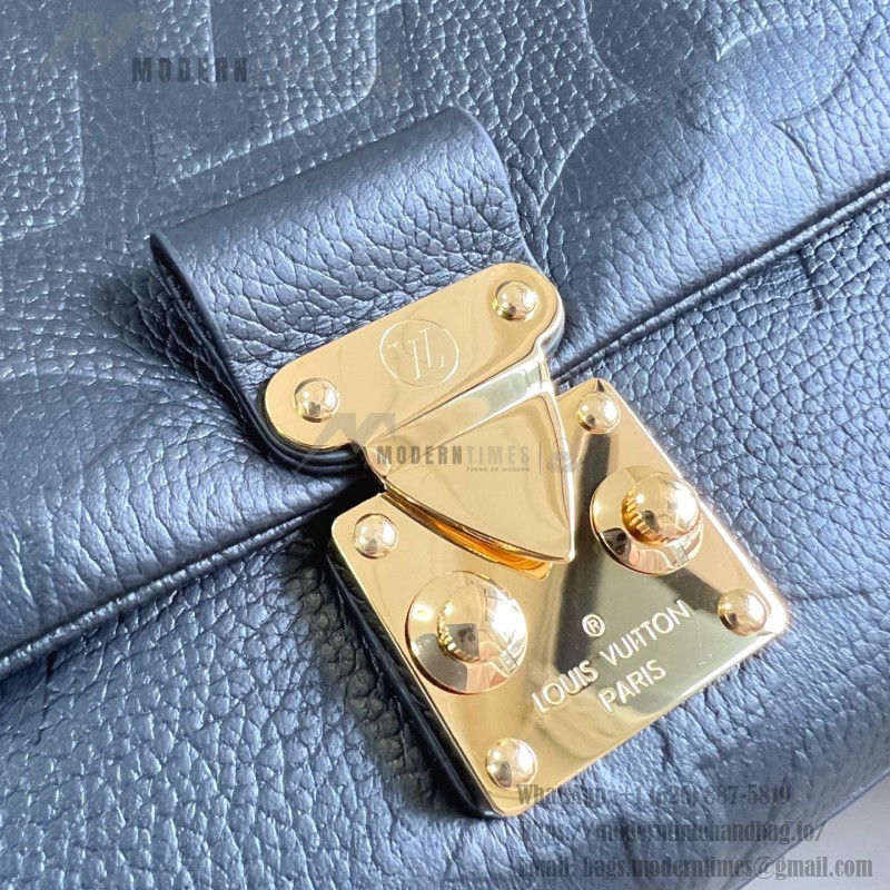 Louis Vuitton Madeleine MM Handbag M46041 Black Monogram Empreinte Replica