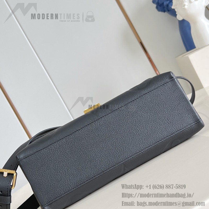 Louis Vuitton Madeleine MM Handbag M46041 Black Monogram Empreinte Replica
