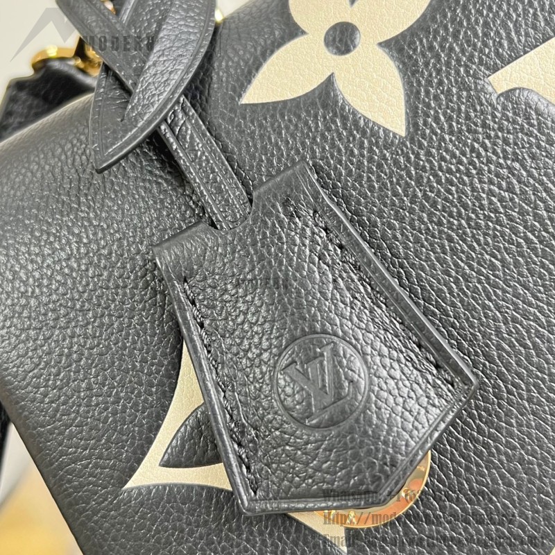 Louis Vuitton Madeleine MM Handbag M46041 Black Monogram Empreinte Replica