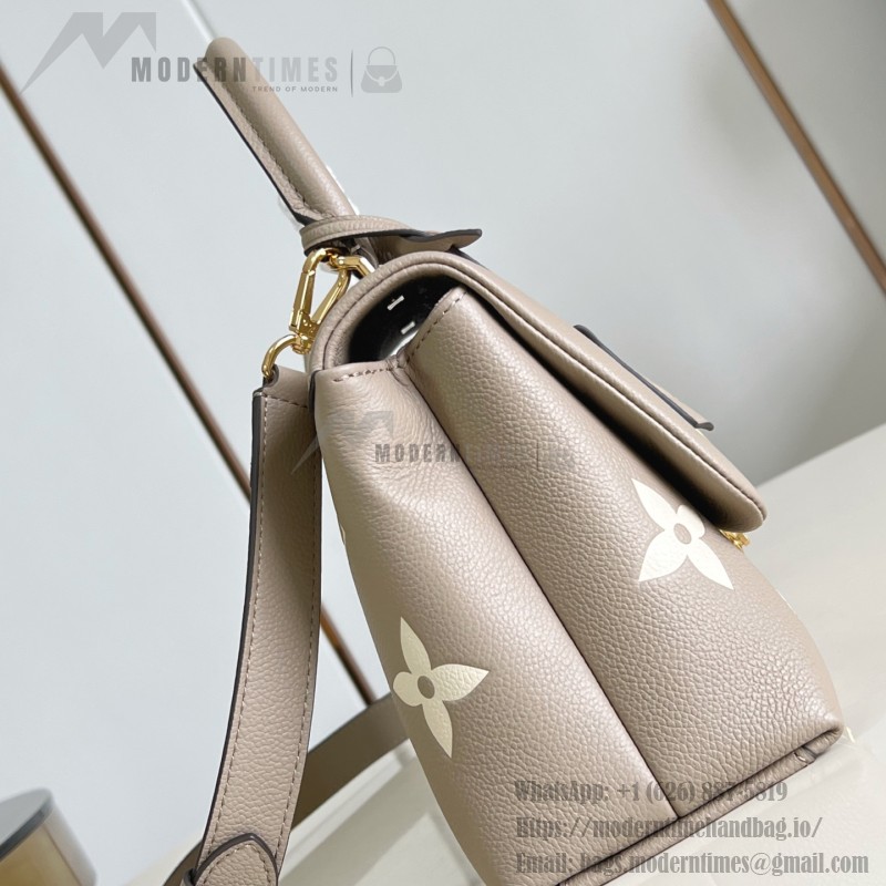 Louis Vuitton Madeleine MM Handbag M46041 Black Monogram Empreinte Replica