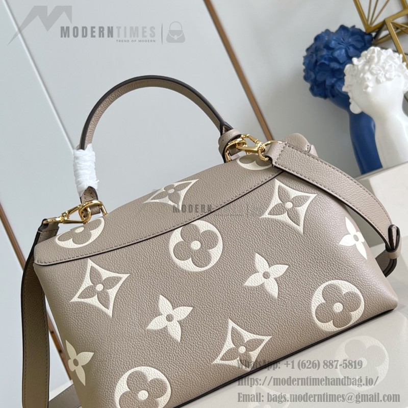 Louis Vuitton Madeleine MM Handbag M46041 Black Monogram Empreinte Replica