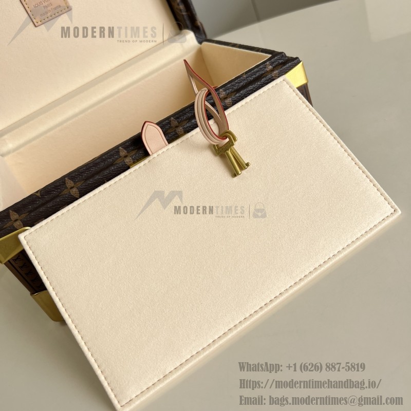 Louis Vuitton M20292 Jewelry Trunk Monogram Pink Interior