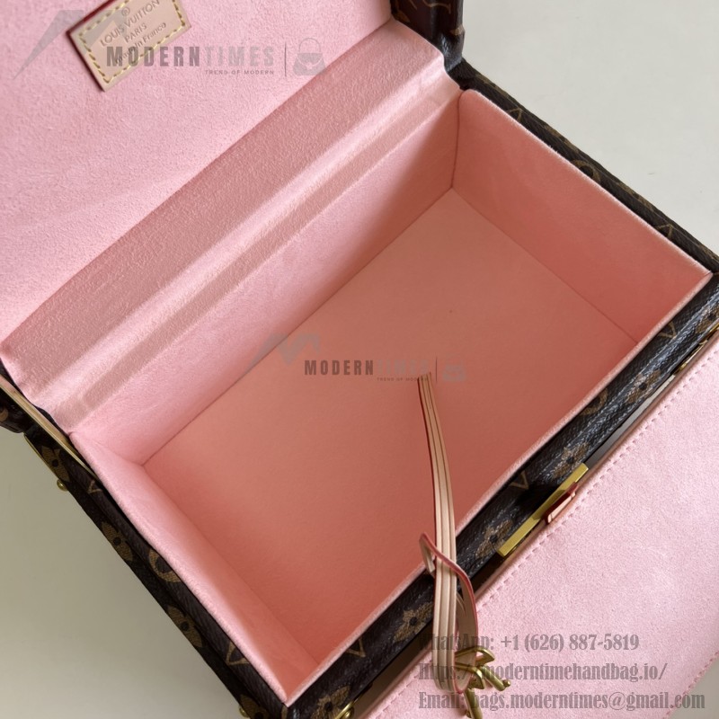 Louis Vuitton M20292 Jewelry Trunk Monogram Pink Interior
