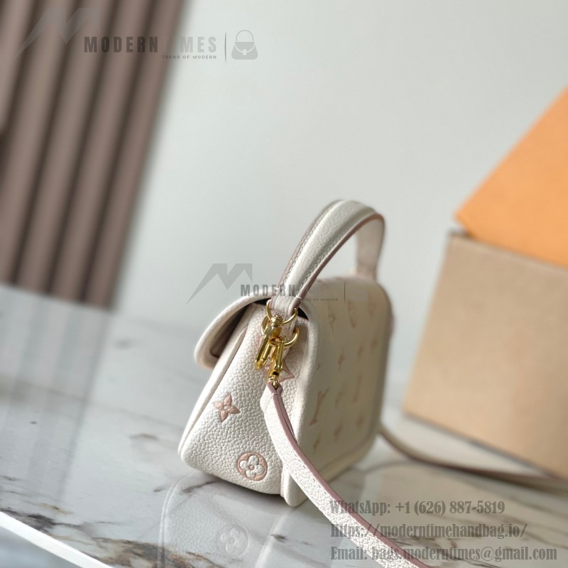Louis Vuitton Nano Diane M13642 Replica Handbag with MB163c Chip and Original Leather
