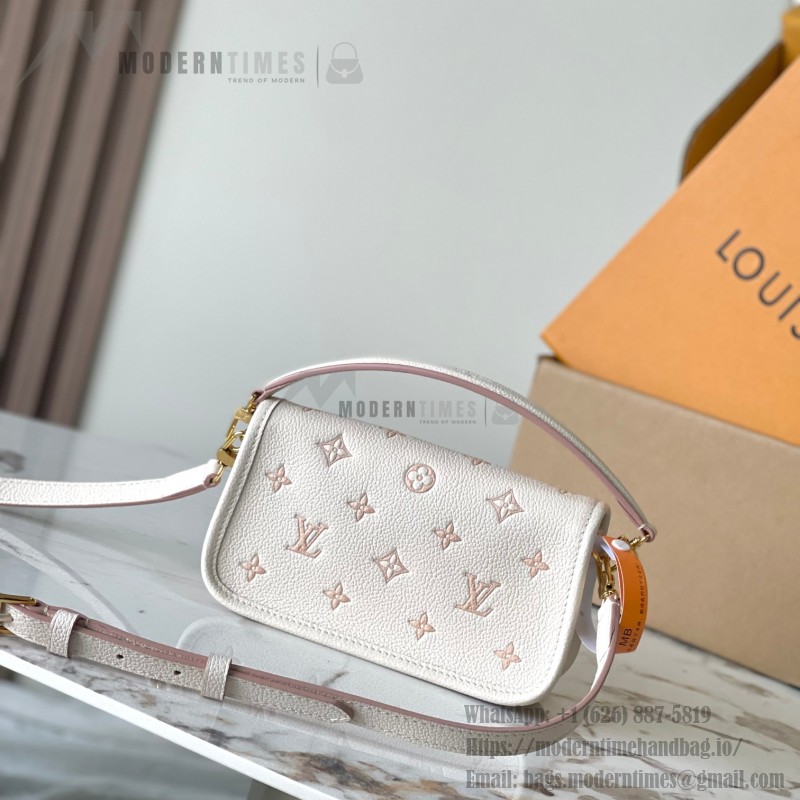 Louis Vuitton Nano Diane M13642 Replica Handbag with MB163c Chip and Original Leather
