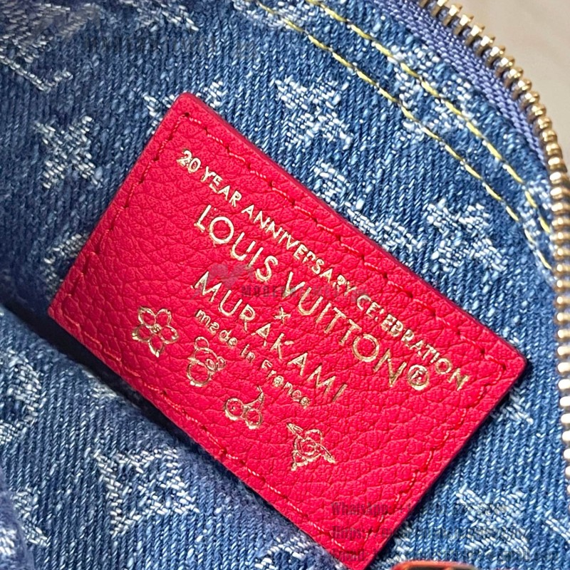 Louis Vuitton Neverfull Inside Out BB Handbag M14997 Denim Cherry Replica – ModernTimeHandbag