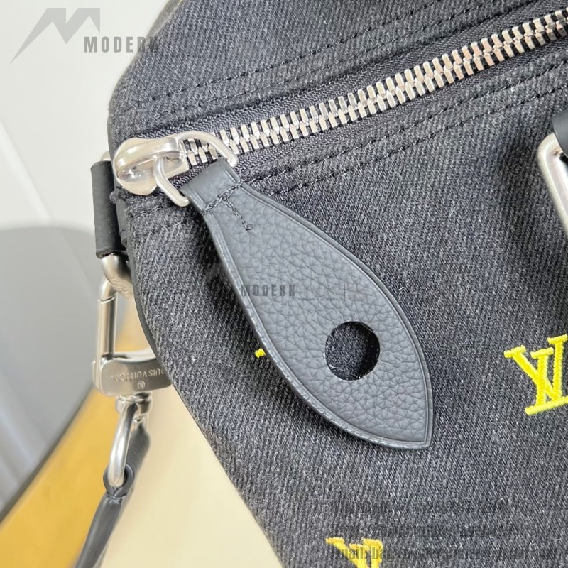 Louis Vuitton Speedy 40 Bandoulière M14136 LV Blason Denim Replica – ModernTimeHandbag