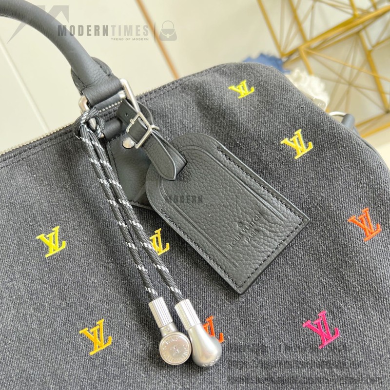 Louis Vuitton Speedy 40 Bandoulière M14136 LV Blason Denim Replica – ModernTimeHandbag