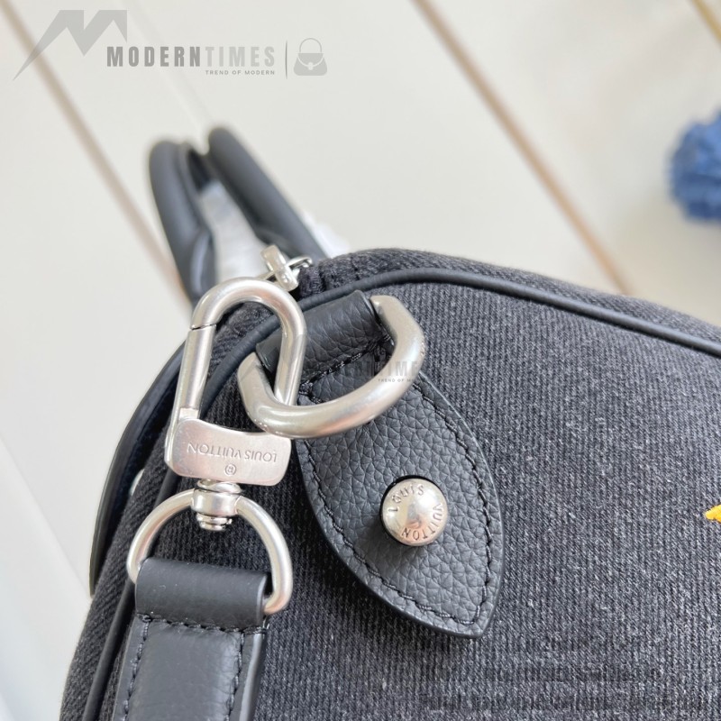 Louis Vuitton Speedy 40 Bandoulière M14136 LV Blason Denim Replica – ModernTimeHandbag